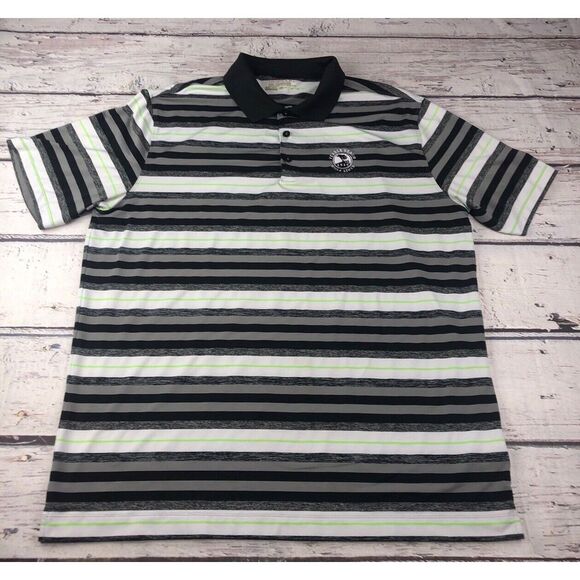 Men's Nike Golf Dri-Fit Tour Performance Striped  1919‎ Pebble Beach Polo XL - Picture 1 of 11